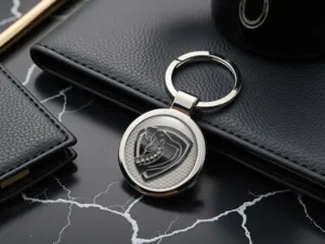 Dog Keychain Drift Finish Sturdy Build Look